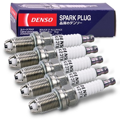 Denso 5x Zündkerze Nickel K20TXR für Citroën, Dacia, Seat, Volvo, VW von DENSO