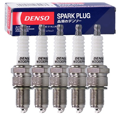 Denso 5x Zündkerze W20EPR-U für Audi, VW von DENSO