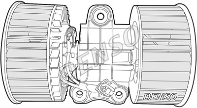 Denso Innenraumgebläse [Hersteller-Nr. DEA05004] für BMW von DENSO