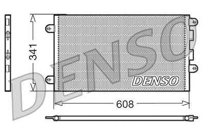 Denso Kondensator, Klimaanlage [Hersteller-Nr. DCN01012] für Alfa Romeo von DENSO