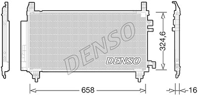 Denso Kondensator, Klimaanlage [Hersteller-Nr. DCN50046] von DENSO