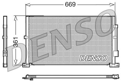 Denso Kondensator, Klimaanlage [Hersteller-Nr. DCN10012] für Ford von DENSO