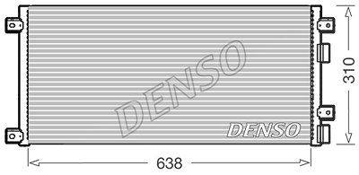 Denso Kondensator, Klimaanlage [Hersteller-Nr. DCN12006] für Iveco von DENSO