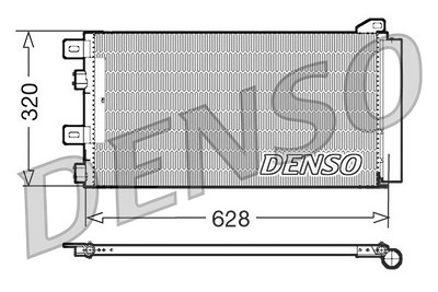 Denso Kondensator, Klimaanlage [Hersteller-Nr. DCN05101] für Mini von DENSO