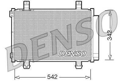 Denso Kondensator, Klimaanlage [Hersteller-Nr. DCN47005] für Opel, Suzuki von DENSO