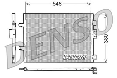 Denso Kondensator, Klimaanlage [Hersteller-Nr. DCN23007] für Renault von DENSO
