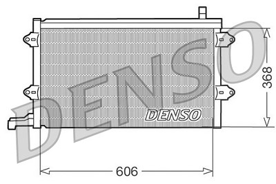 Denso Kondensator, Klimaanlage [Hersteller-Nr. DCN32003] für VW von DENSO