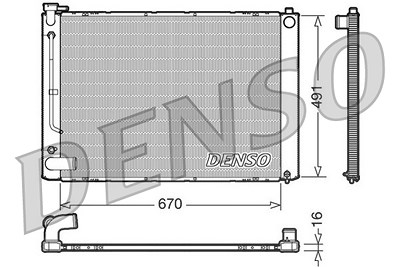 Denso Kühler, Motorkühlung [Hersteller-Nr. DRM50055] von DENSO