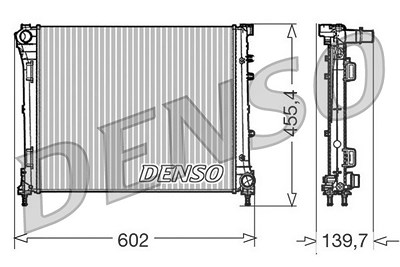 Denso Kühler, Motorkühlung [Hersteller-Nr. DRM09162] für Fiat von DENSO