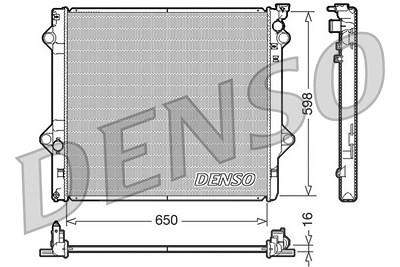 Denso Kühler, Motorkühlung [Hersteller-Nr. DRM50048] für Toyota von DENSO