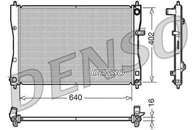 Denso Kühler, Motorkühlung [Hersteller-Nr. DRM45009] für Mitsubishi, Smart von DENSO