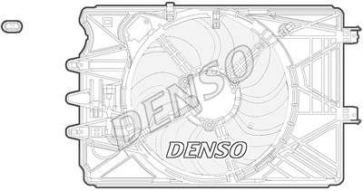 Denso Lüfter, Motorkühlung [Hersteller-Nr. DER09069] für Fiat von DENSO