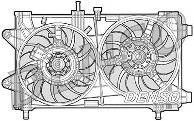 Denso Lüfter, Motorkühlung [Hersteller-Nr. DER09036] für Fiat von DENSO