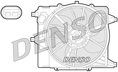 Denso Lüfter, Motorkühlung [Hersteller-Nr. DER23003] für Renault von DENSO