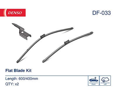 Denso Wischblatt [Hersteller-Nr. DF-033] für Citroën, Fiat, Ford, Opel, Peugeot, Renault, Seat von DENSO