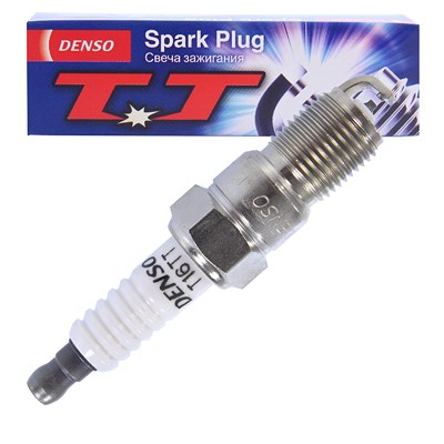 Denso Zündkerze Twin Tip T16TT [Hersteller-Nr. T16TT] für Buick, Cadillac, Chevrolet, Ford, Ford Usa, Gmc, Mazda, Pontiac von DENSO