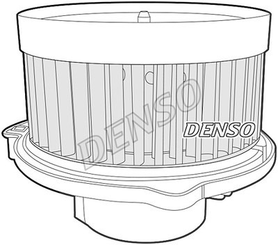 Denso Innenraumgebläse [Hersteller-Nr. DEA17014] für Mercedes-Benz von DENSO