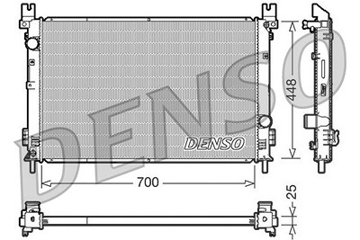 Denso Kühler, Motorkühlung [Hersteller-Nr. DRM06001] für Chrysler von DENSO