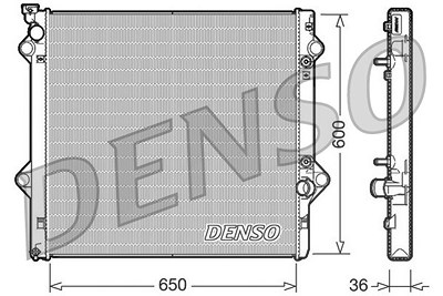 Denso Kühler, Motorkühlung [Hersteller-Nr. DRM50049] für Toyota von DENSO