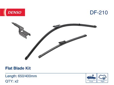 Denso Wischblatt [Hersteller-Nr. DF-210] für BMW, Citroën, Seat von DENSO