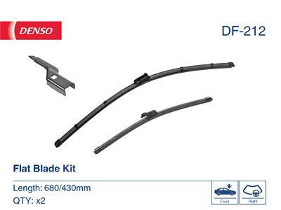 Denso Wischblatt [Hersteller-Nr. DF-212] für Jaguar, Tesla, Vauxhall von DENSO