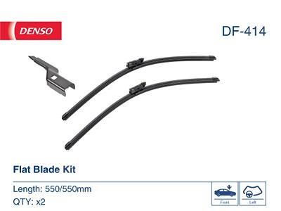 Denso Wischblatt [Hersteller-Nr. DF-414] für Land Rover, VW von DENSO