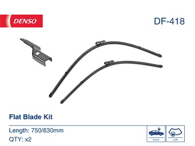 Denso Wischblatt [Hersteller-Nr. DF-418] für Citroën, Ds von DENSO