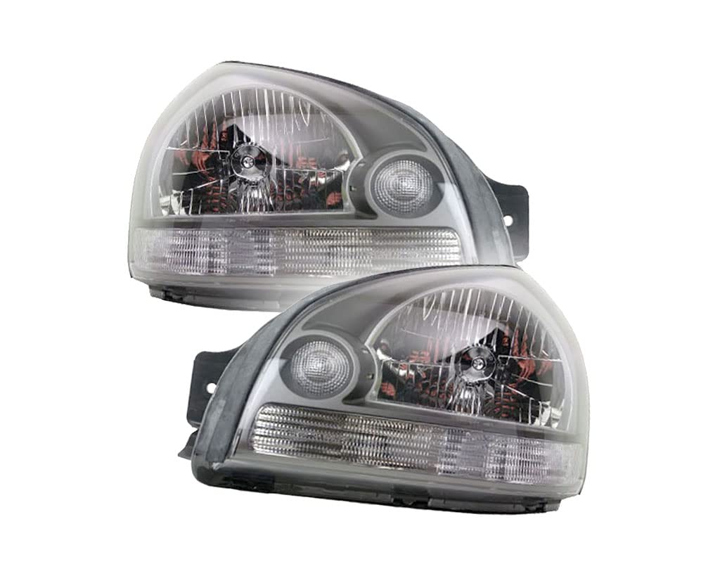 Set Hauptscheinwerfer Scheinwerfer H4 Set Satz Depo Vorne Links/Rechts Kompatibel mit Hyundai Tucson JM 04-10 221-1134L-Ld-E2 Set Hauptscheinwerfer Scheinwerfer H4 Set Satz Depo Vorne Links/Rechts Kompatibel mit Hyundai Tucson JM 04-10 221-1134L-Ld-E2 von DEPO