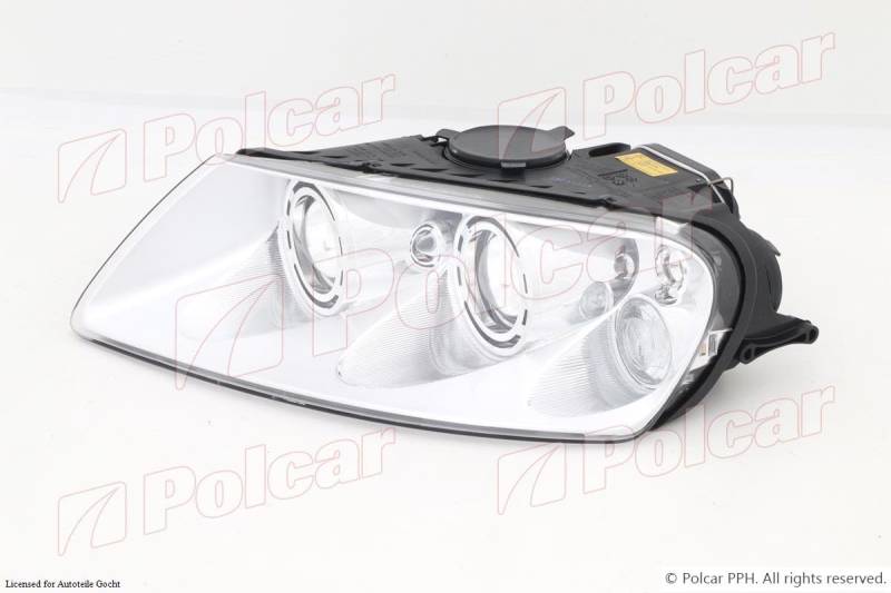 Xenon Scheinwerfer + Brenner D1S+H7 Links Kompatibel mit VW Touareg 7L 02-07 von DEPO