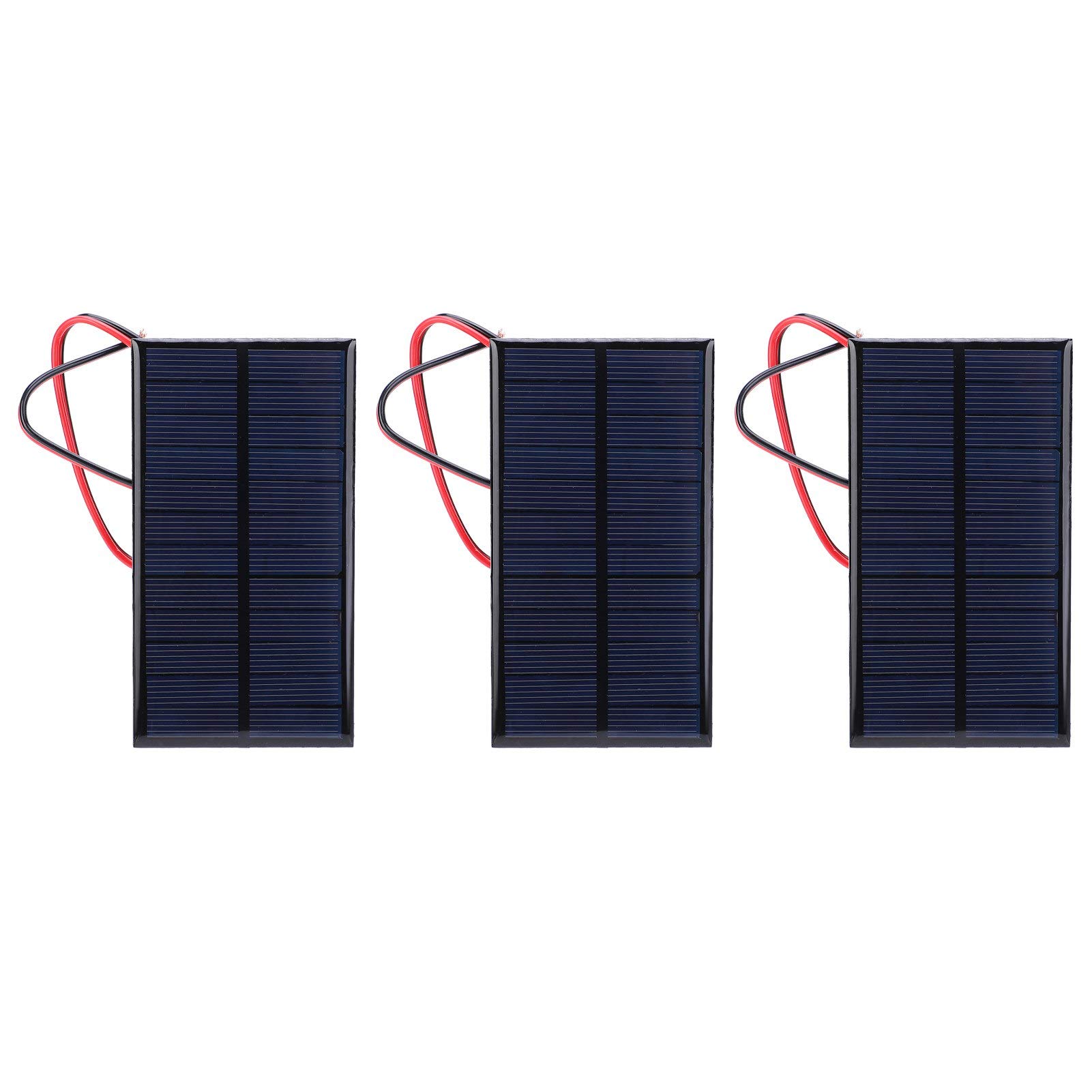 DEWIN 3Pcs Mini Solarpanel 6v, 1W Kleines Solarzellen mit 30 cm Kabel Mikro Sonnenkollektor Module DC für Solar-Rasen Lichter Solar Taschenlampe Camping und Familiengebrauch DEWIN 3Pcs Mini Solarpanel 6v, 1W Kleines Solarzellen mit 30 cm Kabel Mikro Sonnenkollektor Module DC für Solar-Rasen Lichter Solar Taschenlampe Camping und Familiengebrauch von DEWIN