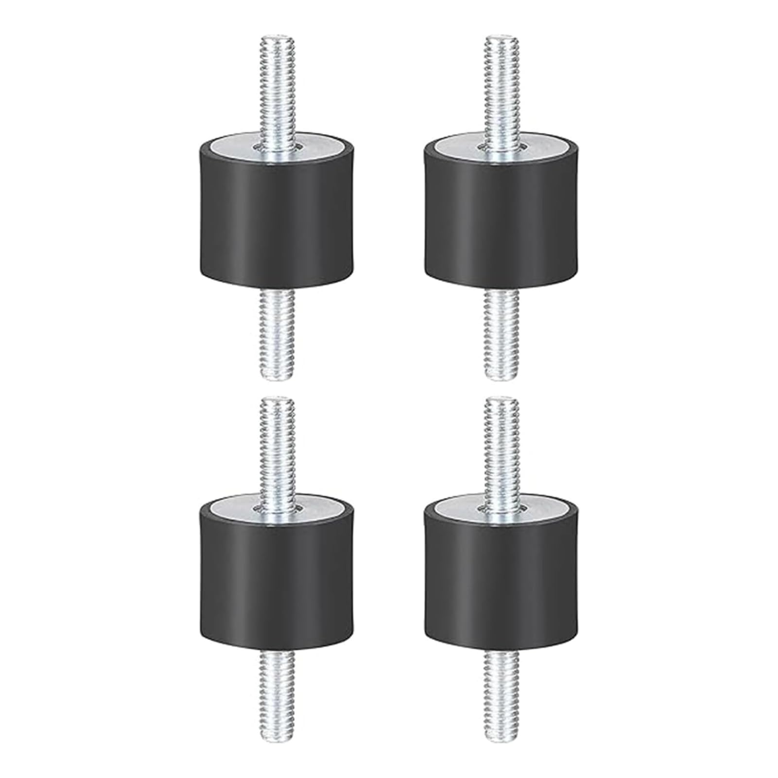 DEWIN Stoßdämpfer, 4 Stück M6 Gummihalterungen Male Anti Vibration Silentblock Auto Boot Spulen(VV 20 * 15 M6*18) von DEWIN