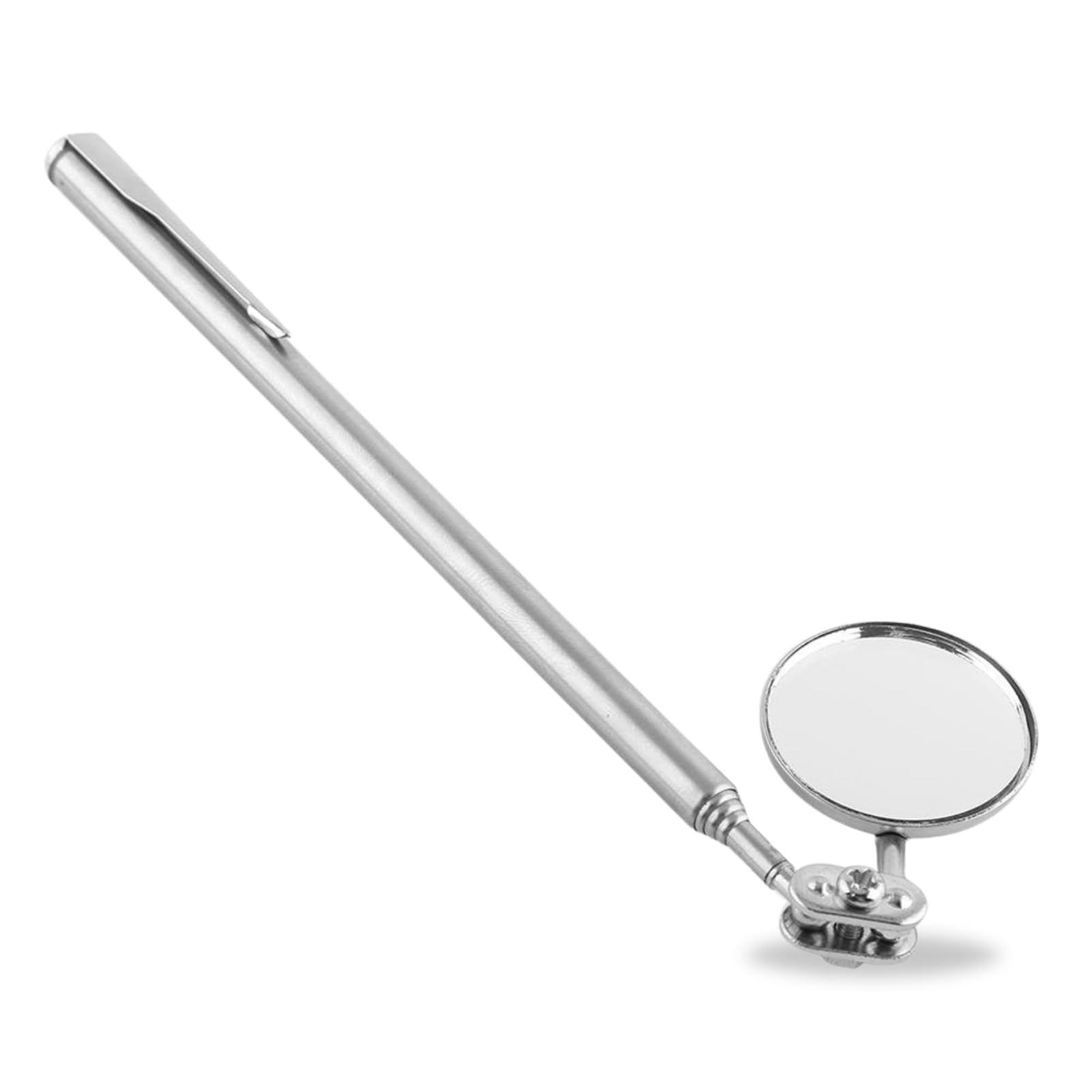 DEWIN Teleskop Inspektionsspiegel, Splitterauto Teleskopspiegel Erweiterte Erkennung Rundobjektiv Handwerkzeug 30 * 600mm von DEWIN