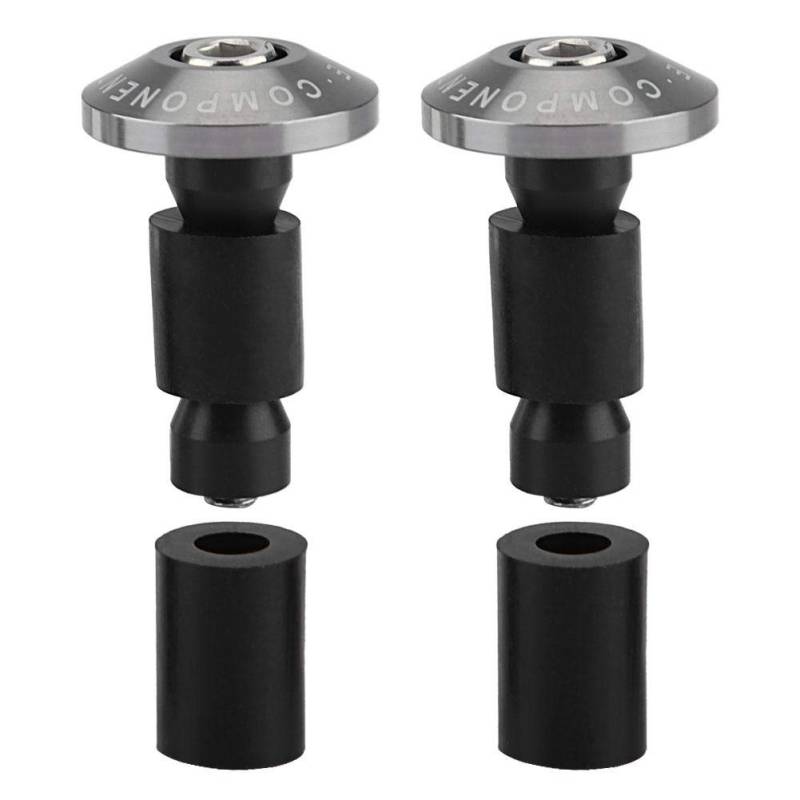 DEWIN Lenkerstecker Motorrad, Lenkerstopfen 7/8 Zoll Motorrad Lenkerende Schieberkappen für Racing ATV Offroad 22mm(Titan) von DEWIN