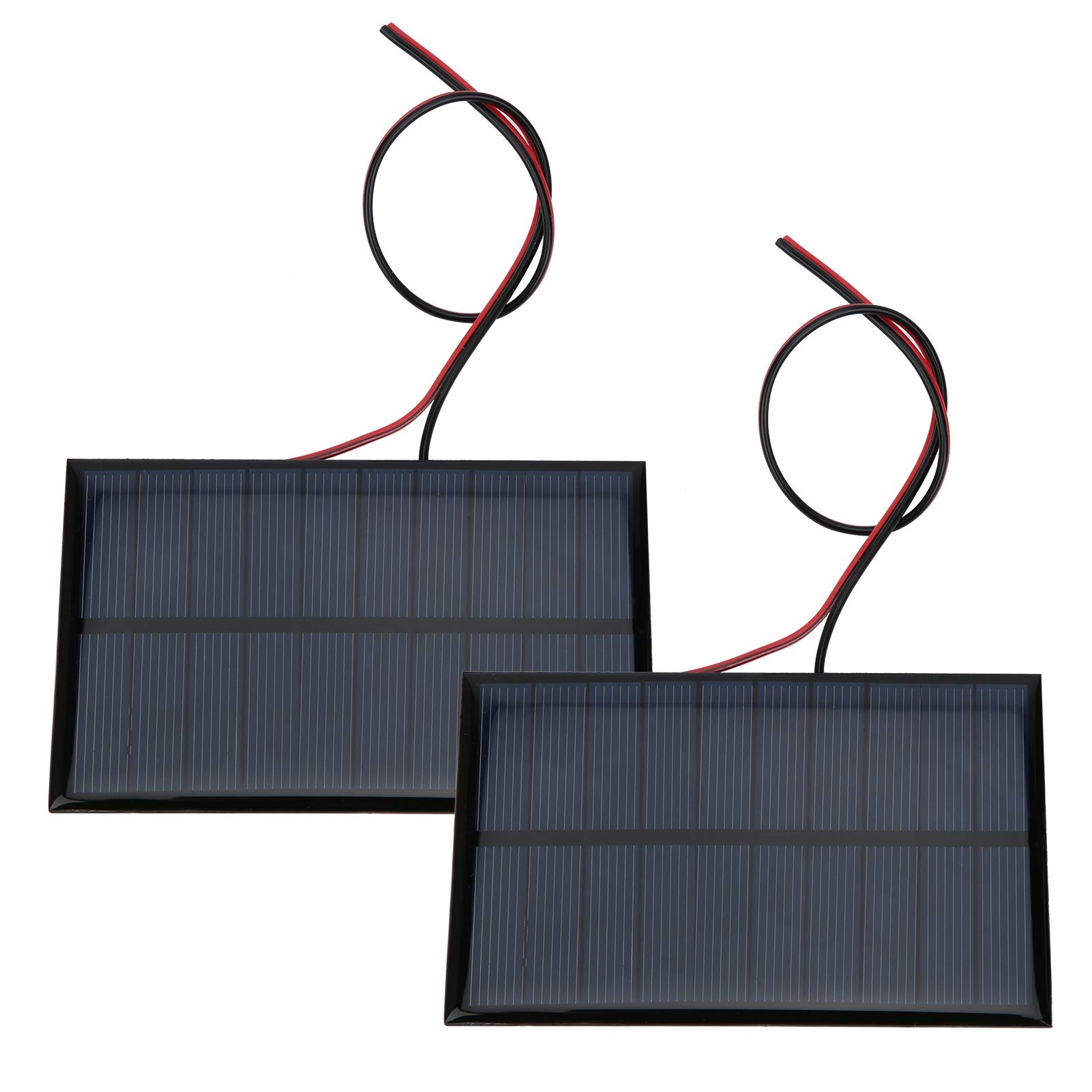 Mini-Solarpanel-Modulsystem, Ladegerät Akku DC 5V 250mA, mit Kabellänge 30cm/11.8in, 2St Mini-Solarpanel-Modulsystem, Ladegerät Akku DC 5V 250mA, mit Kabellänge 30cm/11.8in, 2St von DEWIN