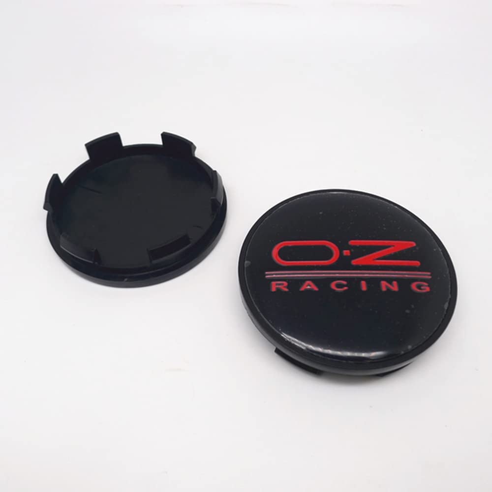 4 Stück Nabendeckel Radnabendeckel für OZ Racing 59mm 65mm Wasserdicht Staubdicht Dekoration Zubehör,H-59mm von DEZARO