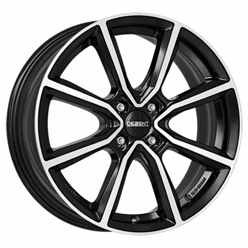 DEZENT DEZENT TN DARK schwarz poliert 6.0Jx15 4x100 ET45 von DEZENT