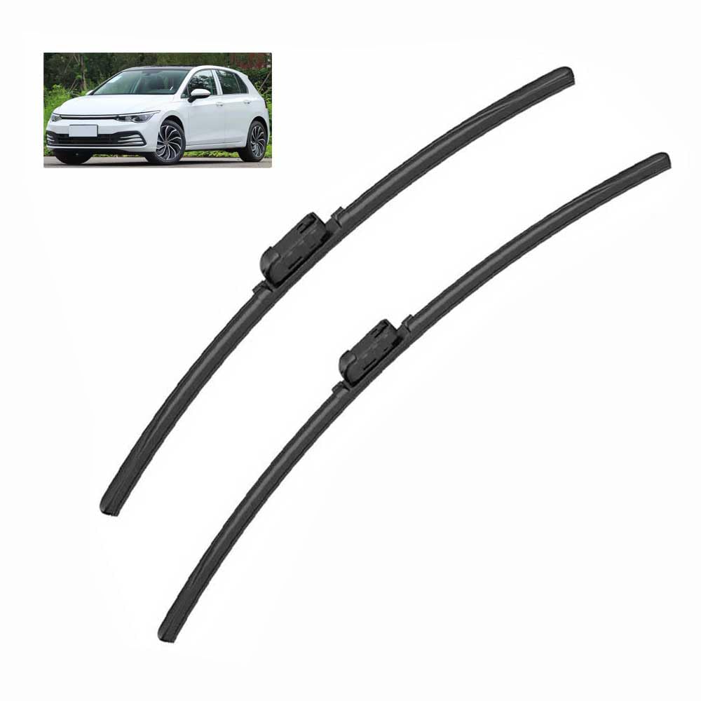 Scheibenwischer für Volkswagen VW Golf 8 VIII Variant 2020-2024, Scheibenwischer Vorne,wischerblätter Set für Frontscheibe, Langlebiges Gummi für Alle Jahreszeiten,2 Stück von DFANBO