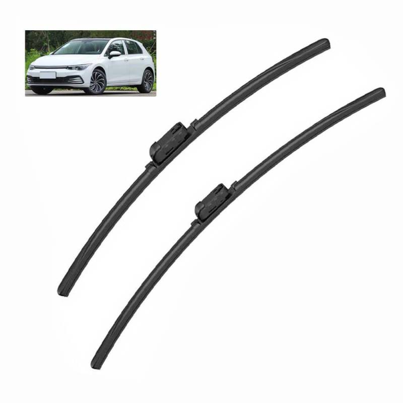 Scheibenwischer für Volkswagen VW Golf 8 VIII Variant 2020-2024, Scheibenwischer Vorne,wischerblätter Set für Frontscheibe, Langlebiges Gummi für Alle Jahreszeiten,2 Stück von DFANBO