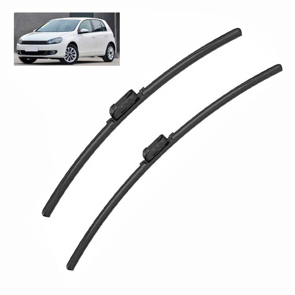 Scheibenwischer für Volkswagen VW Golf VI Hatchback (Type 5K1) 2008-2012, Scheibenwischer Vorne,wischerblätter Set für Frontscheibe, Langlebiges Gummi für Alle Jahreszeiten,2 Stück von DFANBO
