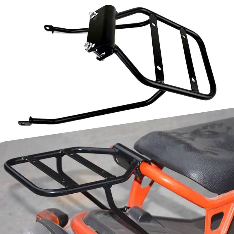 DFFMQSJ Kompatibel mit Honda Ruckus Zoomer Motorrad-Heckgepäckträger Ladungsträgerhalterung Heckablage aus verdicktem Stahl Top-Box-Halterung Erweiterte Sitzablage von DFFMQSJ