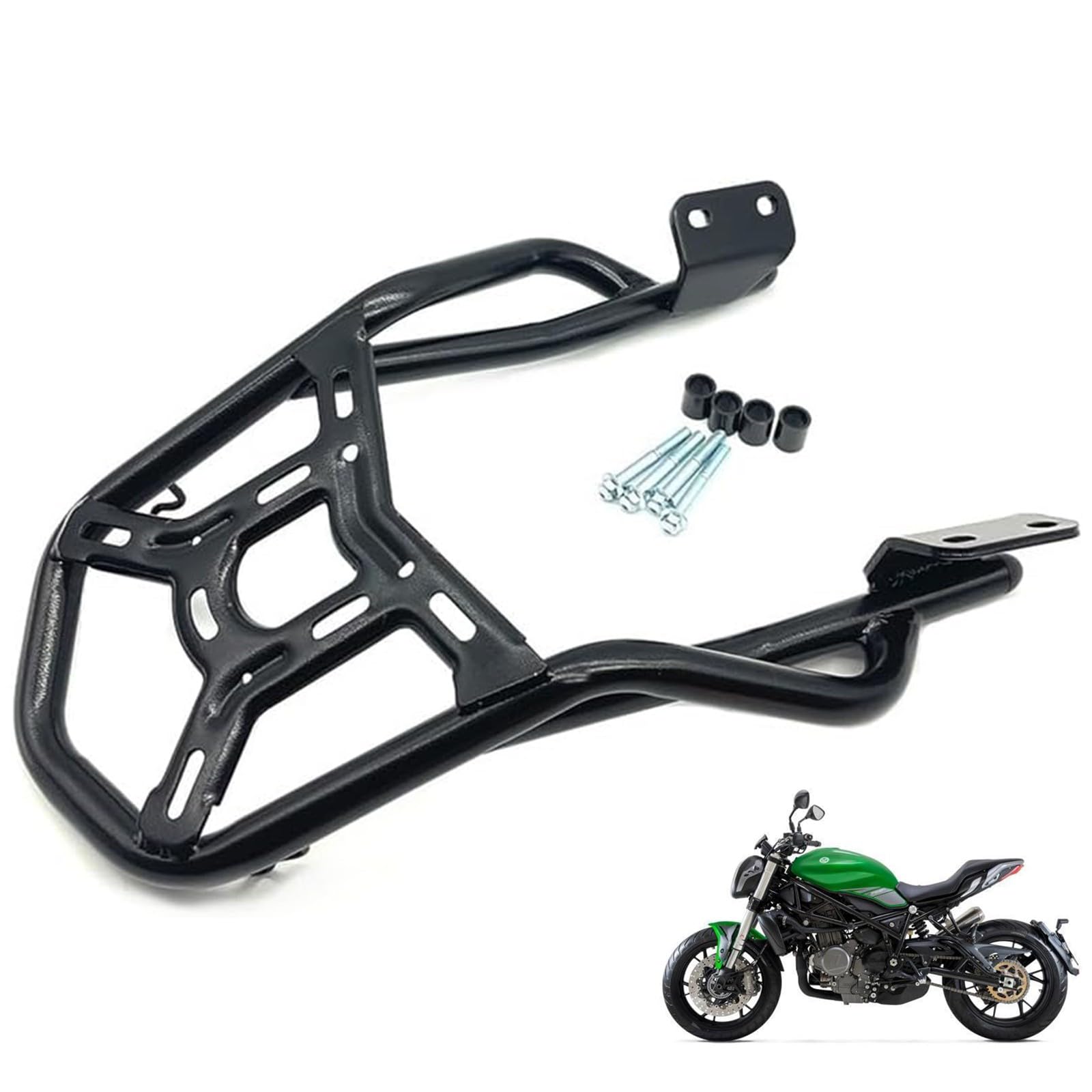 DFFMQSJ Motorrad-Heckgepäckträger Kompatibel mit Benelli 752S 752 S Heckgepäckträger CNC-Aluminiumlegierung Topcasehalter Stützhalterung Gepäckträger Regalhalter Motorradzubehör DFFMQSJ Motorrad-Heckgepäckträger Kompatibel mit Benelli 752S 752 S Heckgepäckträger CNC-Aluminiumlegierung Topcasehalter Stützhalterung Gepäckträger Regalhalter Motorradzubehör von DFFMQSJ
