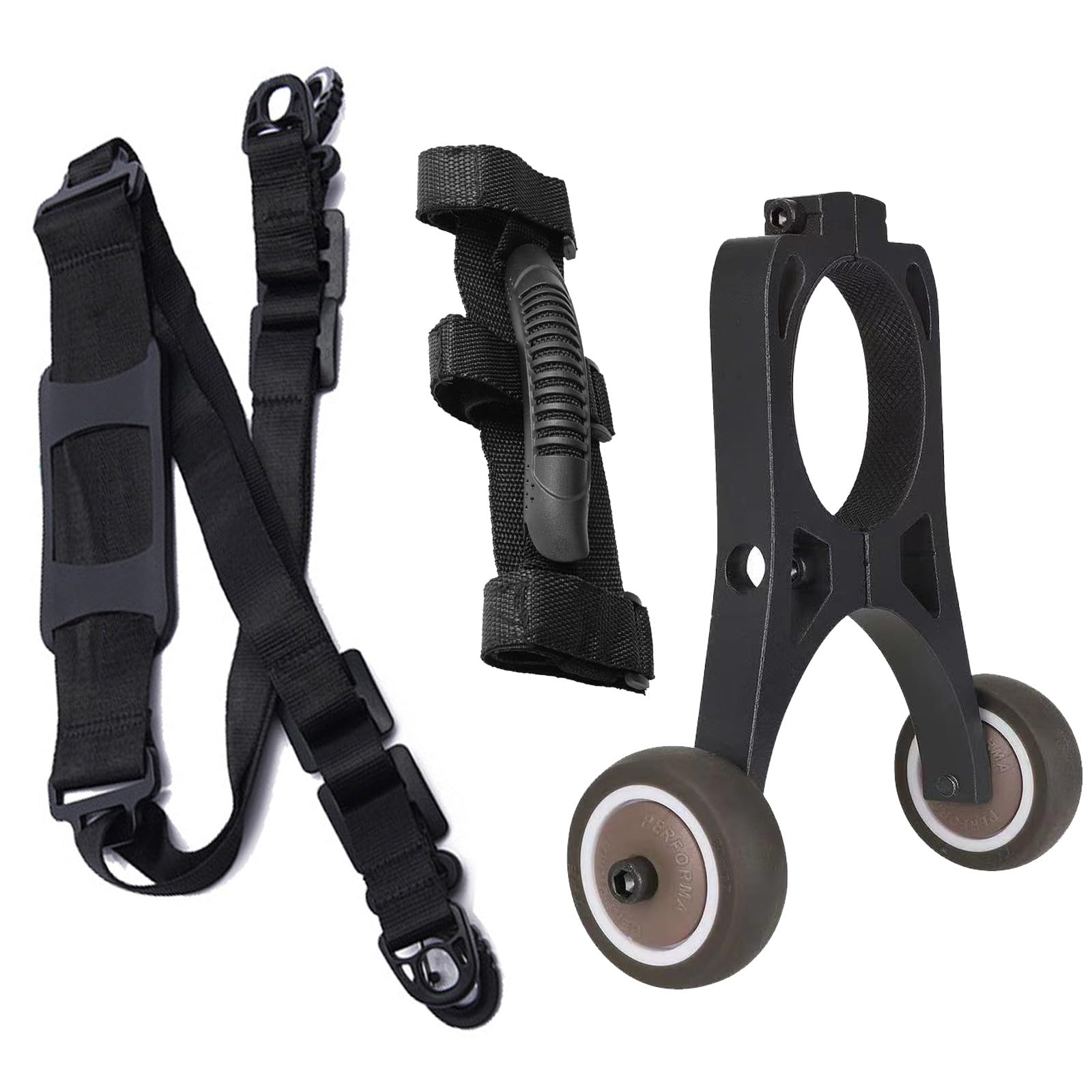 DFFMQSJ Tragbares Zusatzradhalterungsset für Elektroroller, E-Scooter-Handständerhalter mit Tragegriffgurt und verstellbarem Tragegurt, kompatibel mit der M365/Pro Ninebot-Serie DFFMQSJ Tragbares Zusatzradhalterungsset für Elektroroller, E-Scooter-Handständerhalter mit Tragegriffgurt und verstellbarem Tragegurt, kompatibel mit der M365/Pro Ninebot-Serie von DFFMQSJ