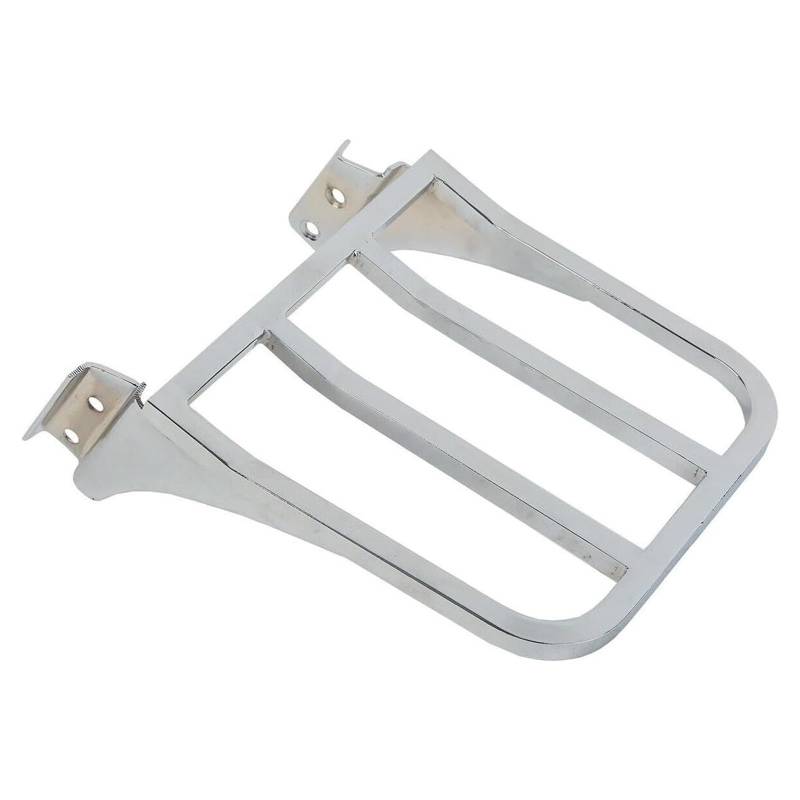 Motorrad-Hintergepäckträger Kompatibel mit Harley Sportster XL1200 883 72 Dyna Heckgepäckträger-Unterstützung Frachtträger Top-Box-Halter Stützhalterung Regalhalter Motorradzubehör(Chrome) von DFFMQSJ