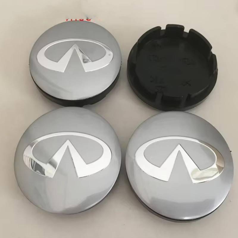 4 Stück Auto Radkappe, für Infiniti 56mm 60mm Radkappen Radzierblenden Wasserdich Staubdicht Radabdeckungen Autozubehör,C-56mm von DFHGVFD