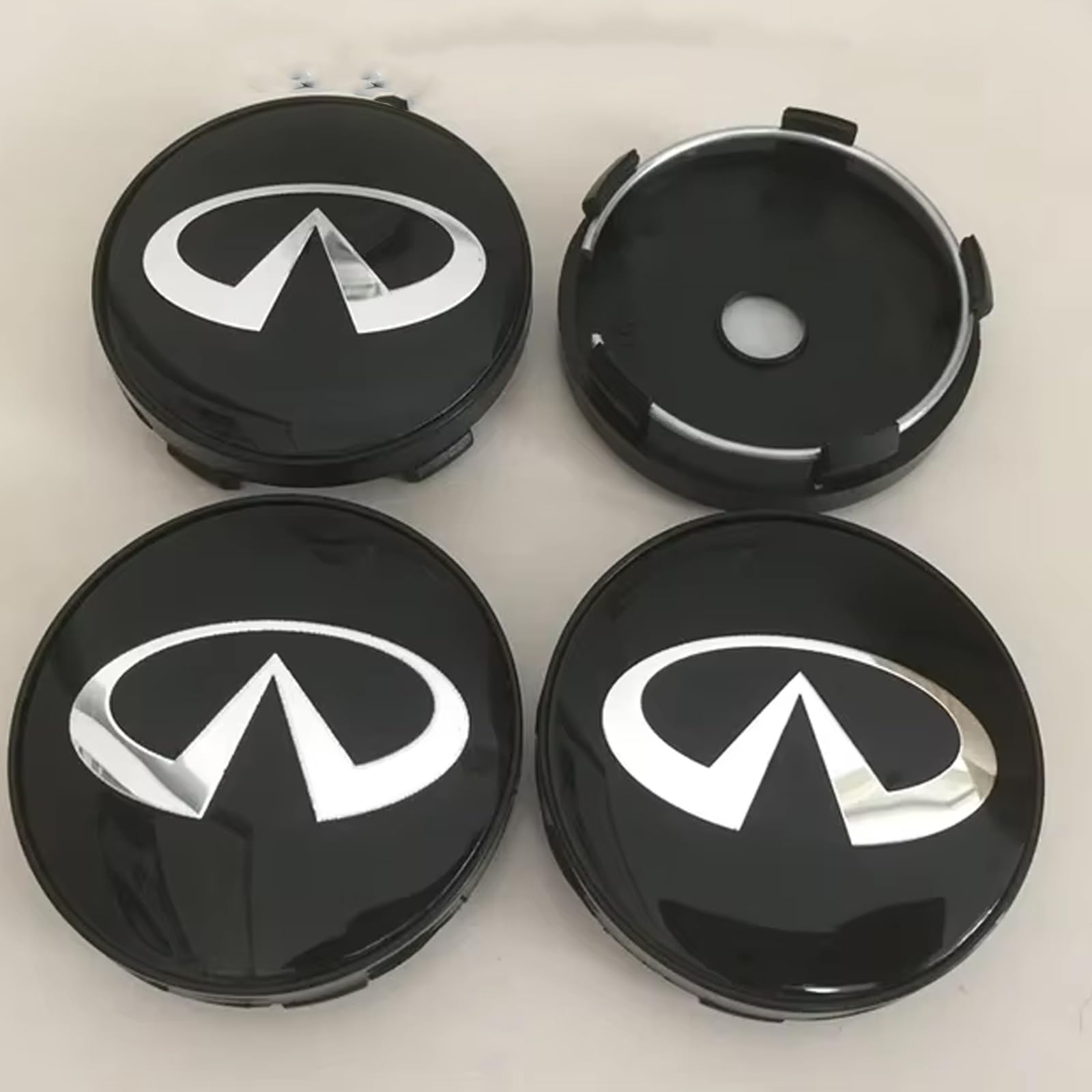 4 Stück Auto Radkappe, für Infiniti 56mm 60mm Radkappen Radzierblenden Wasserdich Staubdicht Radabdeckungen Autozubehör,D-60mm 4 Stück Auto Radkappe, für Infiniti 56mm 60mm Radkappen Radzierblenden Wasserdich Staubdicht Radabdeckungen Autozubehör,D-60mm von DFHGVFD