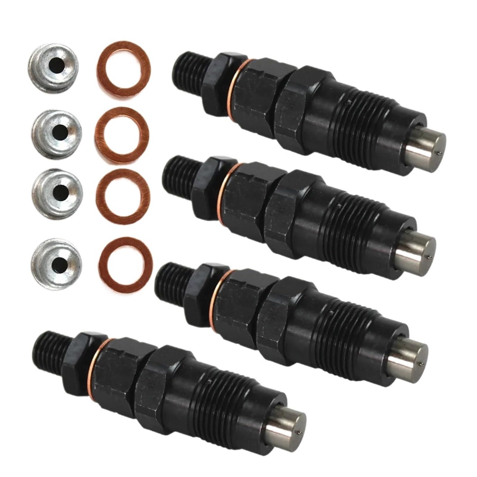 4 Stück Einspritzdüsen 131406490, kompatibel mit Perkins-Motor 404-22T 104-22 403D-15 404C-22 404D-22T, kompatibel mit Case SR130 SR160 SR175 SV185 Farmall 31 von DFHSSYT