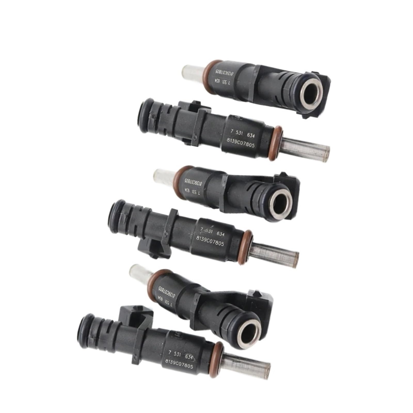 6 stücke Kraftstoff Injektor 13537531634 7531634 Kompatibel for BMW 328i X3 X5 Z4 128i 528i 525i 530i 325i 330i von DFHSSYT