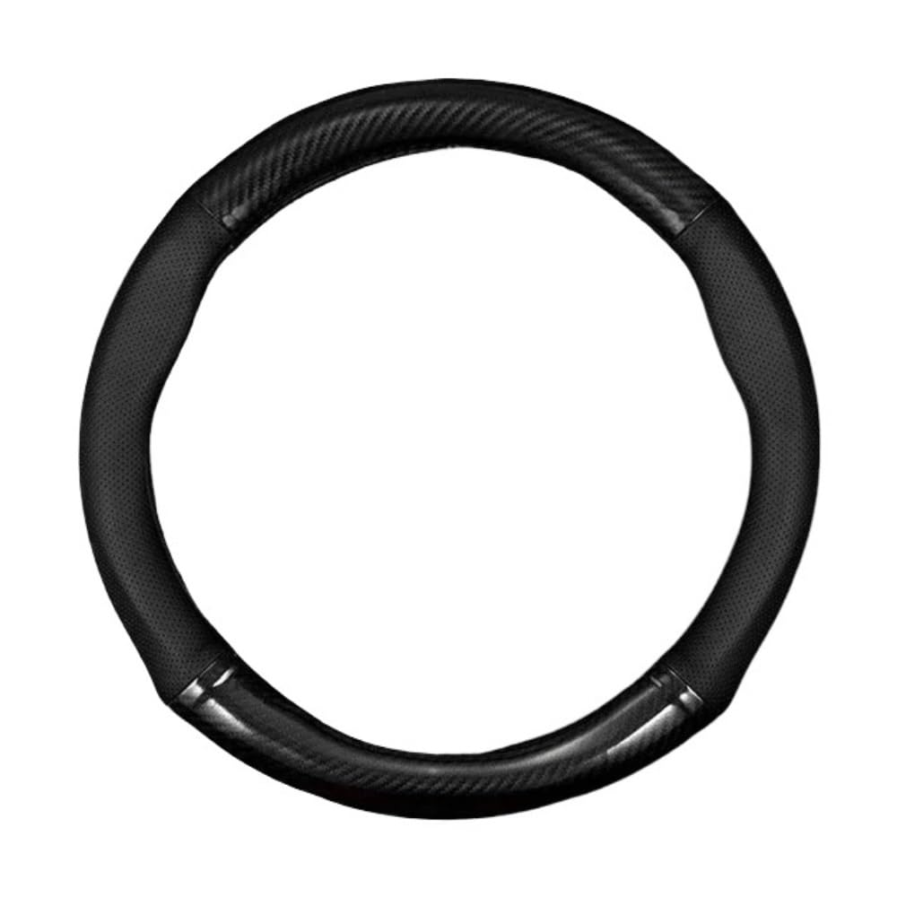 DFJOENVLDKHFE Auto-Lenkradbezug, rutschfest, Auto-Lenkradhülle, Auto-Dekorationen, Auto-Zubehör, Auto-Lenkrad-Schutzhülle, Auto-Innenausstattung, Dekoration, Auto-Dekoration(Black) von DFJOENVLDKHFE