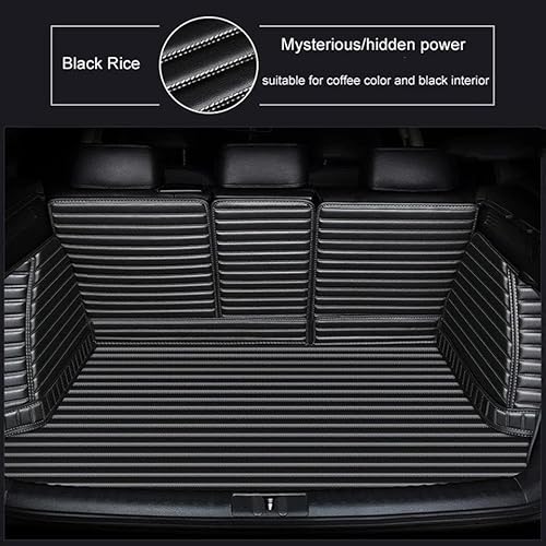 kofferraummatten Für Mercedes Für Benz ML W164 2008 2009 2010 2011 5D Vollständige Abdeckung Kofferraummatte Autozubehör Teppich Schutzmatte(Schwarzbeige) von DFJOSF