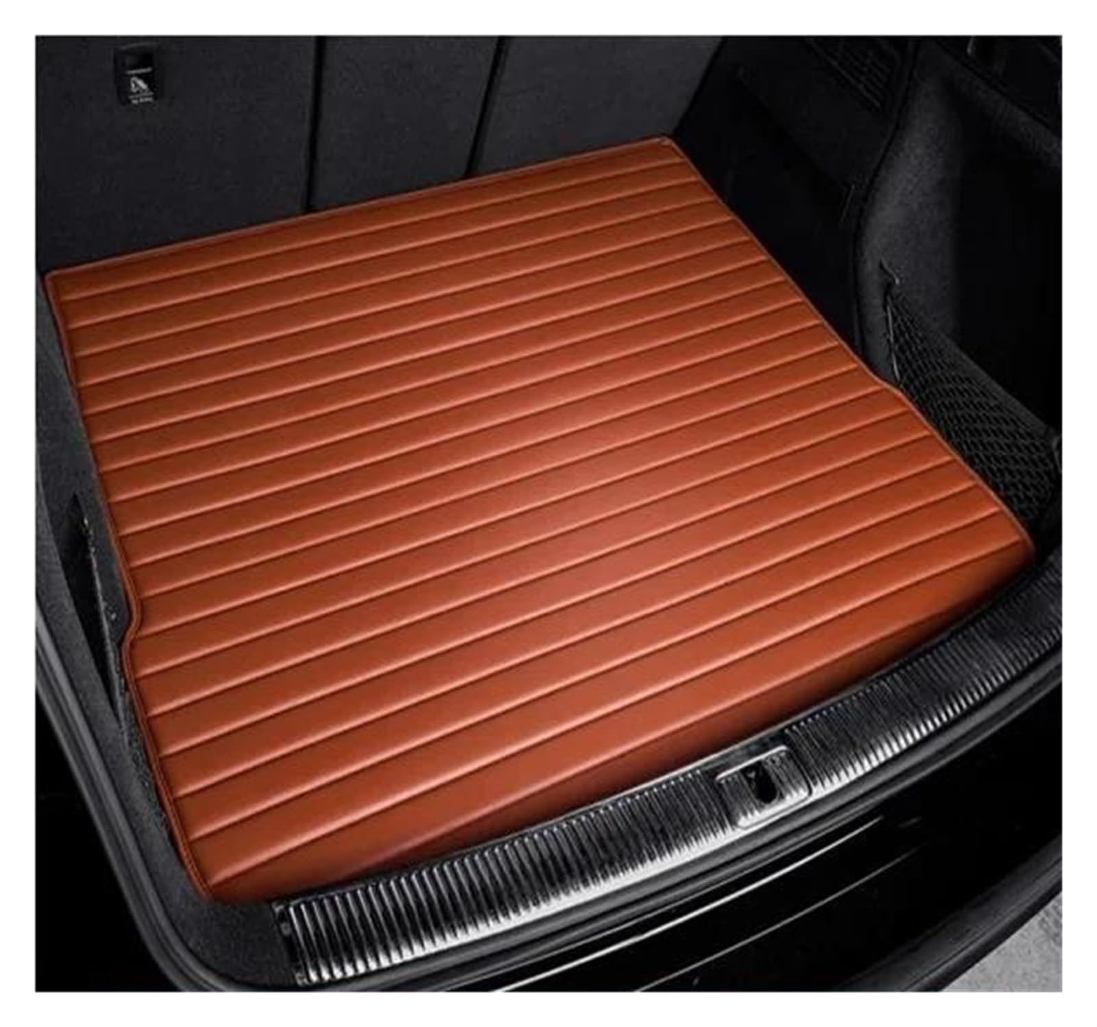 kofferraummatten Kofferraummatte für X3 F25 2011 2012 2013 2014 2015 2016 2017 Zubehör Innendetails Teppich Schutzmatte(Brwon) von DFJOSF
